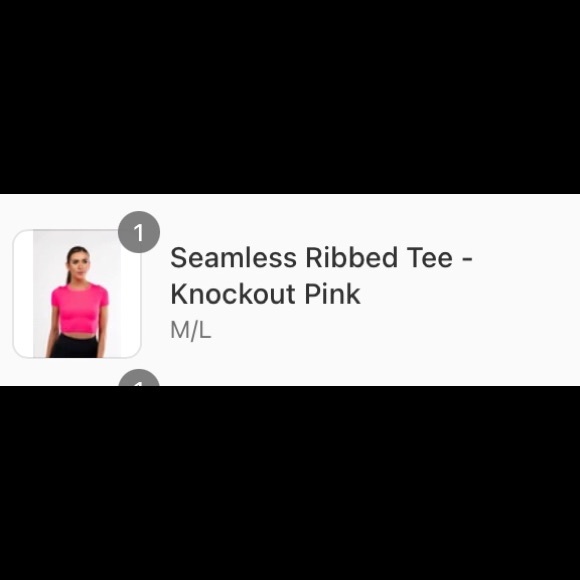 IVL collective hot pink ribbed crop NWT - Picture 2 of 2